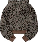 Women Graphic Hoodies Cropped Hoodie Pullover Long Sleeve Sweatshirt